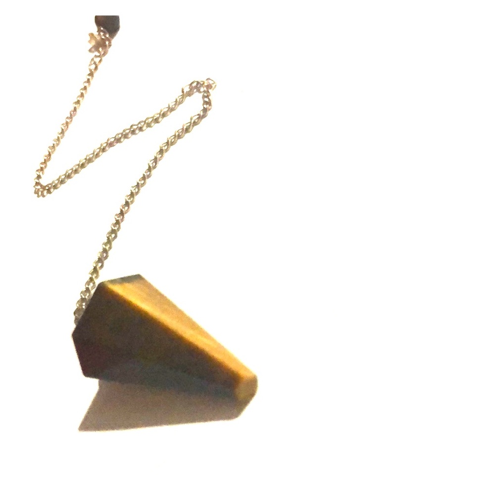 Tiger eye pendulum
